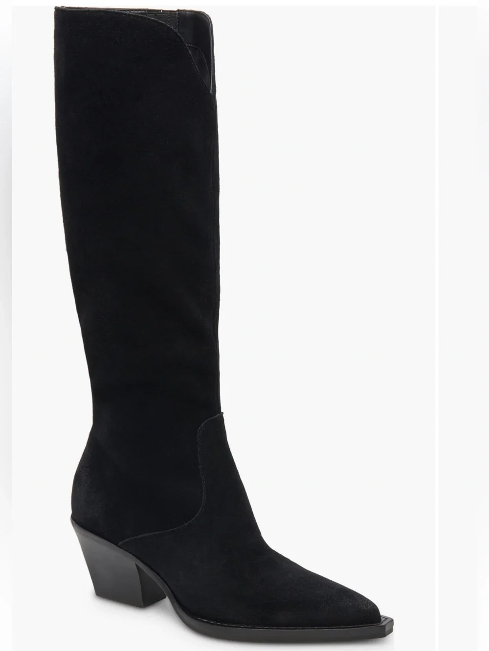 Dolce Vita Black Suede Knee high Pointed Boots